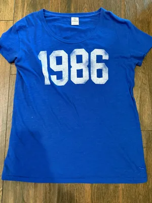 VS Pink Victoria’s Secret Blue Tshirt thumbnail 1
