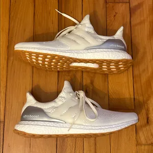 NWOT Adidas White Ultraboost Sneakers thumbnail 2