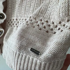 Garage V-Neck‎ Beige Button Cardigan thumbnail 4