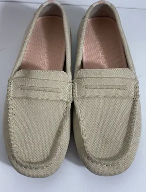 Rothy’s Driver Loafer Flats Light Beige Sustainable Minimalist Women Size 8 thumbnail 1