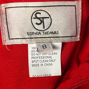 Red Hoco or Party Dress Sophia Thomas thumbnail 3