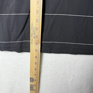 Lululemon All Yours Tee Black White Stripe Relaxed Fit Women’s size 10/12 thumbnail 6