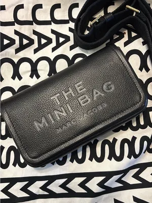 Marc Jacobs The Mini Bag Black Leather Crossbody Shldr Bag thumbnail 4