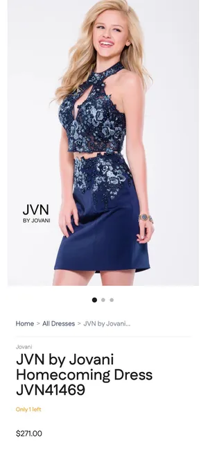 JVN by Jovani Homecoming Dress JVN41469 thumbnail 12