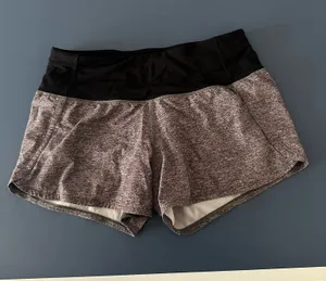 Lululemon Shorts Speed Up 2.5" Heather Grey 2 thumbnail 1