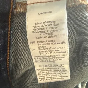 Madewell Dark Blue Flare Jeans Size 30 Mid Rise Kick Out Denim thumbnail 5