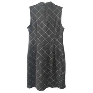 Sharagano Sleeveless Dress Gray/White‎ Size 6 thumbnail 3