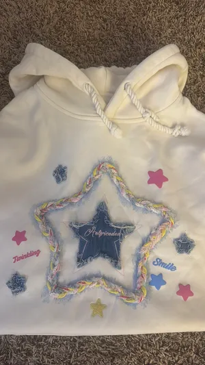 Aelfric Eden Hoodie Star Embroidery thumbnail 2