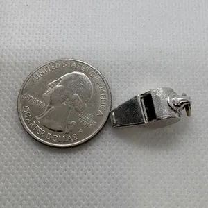 Vintage Silver‎ Tone Whistle Charm Pendant Miniature Sports Coach 3.03g SKU 230 thumbnail 7
