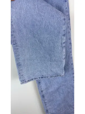 Denim Forum The Farrah Hi-Rise Wide Leg Jeans Light Wash Size 26 Aritzia thumbnail 7