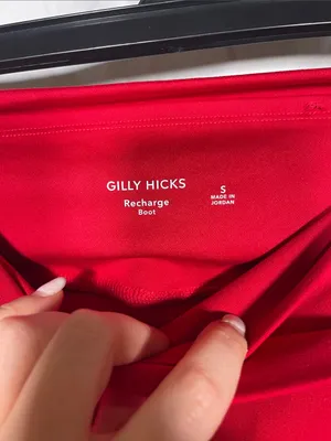 Gilly Hicks Womens Active Recharge Bootcut Yoga Flare Pant Crimson Red Small thumbnail 3