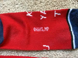 My Hero Academia Red Class 1-A Character Crew Socks. Unisex thumbnail 5
