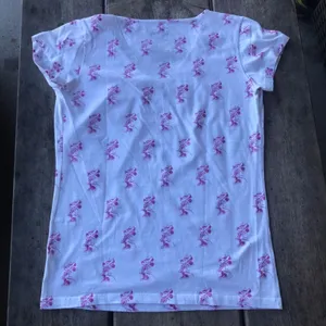 Disney Womens‎ Tee Size Large Minnie Mouse Glitter V-Neck White Pink Top Shirt thumbnail 4