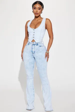 Mini Vest Top Light Blue Denim Small thumbnail 2