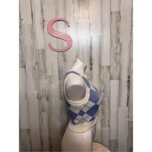 Hollister Argyle Cream with Blue Diamond thumbnail 2