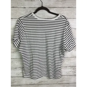 Abercrombie & Fitch Striped Relaxed Tee Shirt Size Large thumbnail 2
