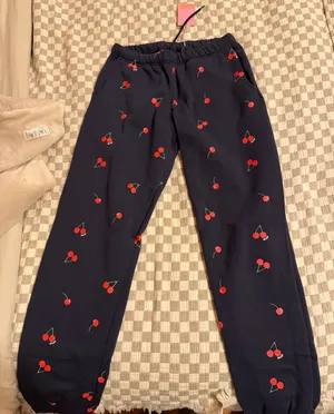 Starfit Cherry Sweatpants Blue thumbnail 1