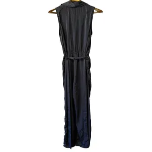 Lulus Jumpsuit Women Medium One Piece Blue Tie Modern City‎ Preppy Office NWT thumbnail 2