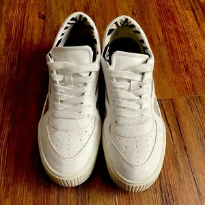 Mix No. 6 M6 Emmalyn White & Clear Platform Sneakers thumbnail 1
