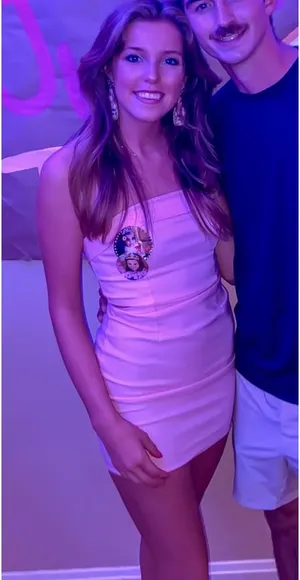 Lavish Pink mini cutout dress thumbnail 2