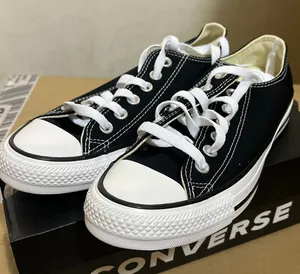 Converse Women's Black Trainers thumbnail 1