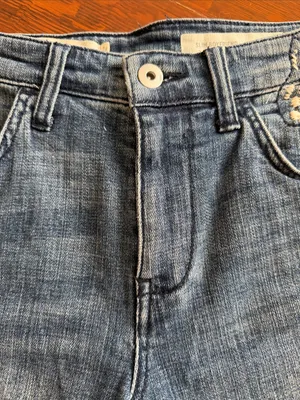 Pilcro embroidered jeans shorts 28 slim boyfriend thumbnail 5