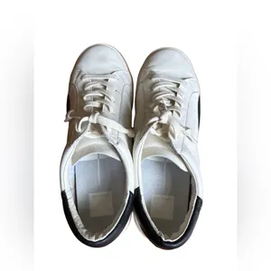 Dolce‎ Vita White and Black Sneakers Size 8.5 Leather EUC thumbnail 4