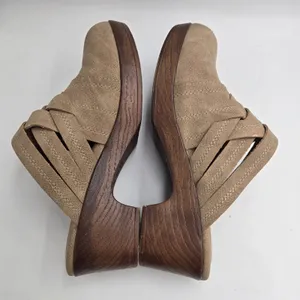 BOC BORN Johana Women's 8.5 Mule Clogs Shoes Taupe Brown Slip-On Shoes Braided thumbnail 5