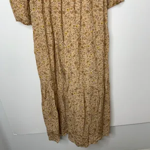 Doen Prem Maxi Jaipur Mustard Floral Print Dress Womens Small thumbnail 14
