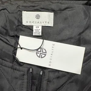 NEW Socialite Black Quilted Vest Women’s Small/Medium thumbnail 2