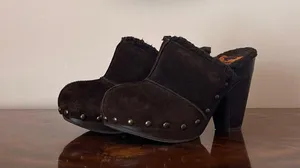 Rocket Dog Brown Clog Heels thumbnail 1