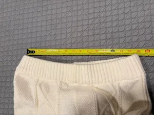 Edikted Ray Cable Stitch Knit Flare Sweater Pants thumbnail 13