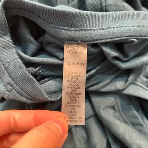 Beyond Yoga Featherweight Rebalance Tank Top Blue 1x Workout Cozy Loungewear thumbnail 6