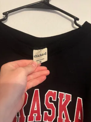 Nebraska huskers black crewneck medium thumbnail 3