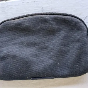 Fendi Black Leather Coin/Small Cosmetic Bag thumbnail 2