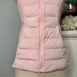 Lululemon Down For It All Vest Down Winter Coat Pink Mist Size 4 thumbnail 6