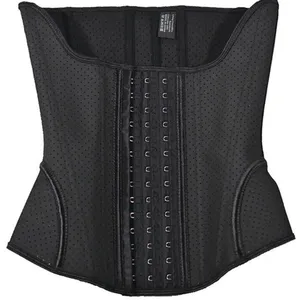 Heavy Duty Latex Steel Boned Underbust Corset Faja Waist Trainer Waist Corset Ad thumbnail 1