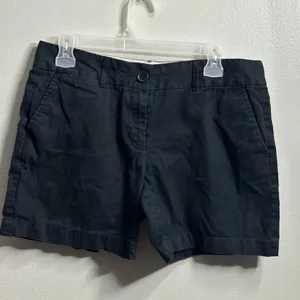 Ann Taylor LOFT Casual‎ Women Black Cargo Shorts Size 6. thumbnail 4