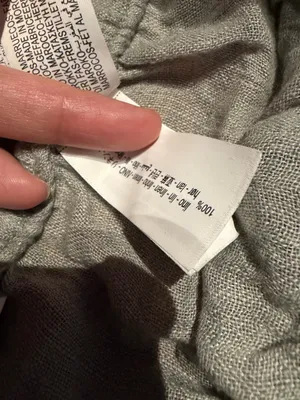 NWOT Zara 100% Linen Kimono Co Ord Matching Set Flowing Trousers wrap top gauze sz M thumbnail 11