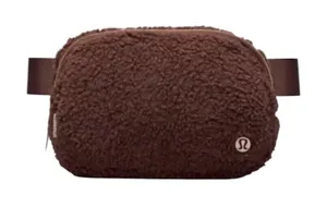 Lululemon Everywhere 2L Belt Bag Women's One Size Lg Fleece Brown Fanny Pack thumbnail 1