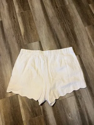 NWT Abercrombie & Fitch Linen Scallop Hem Shorts thumbnail 3