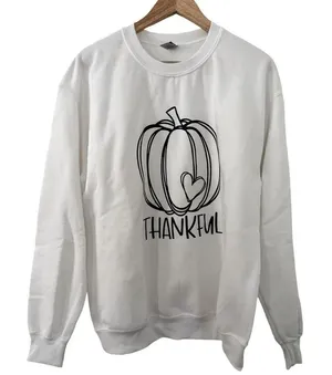 Thankful Thanksgiving Crewneck Sweatshirt NWT thumbnail 1