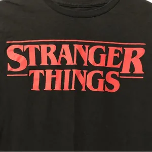 🌹Official Stranger Things T-Shirt in Black Size 2XL thumbnail 2