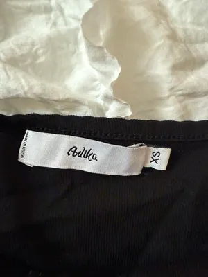 Black Wrap Around Mini Skirt thumbnail 2