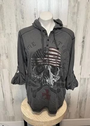 Gray hoodie thumbnail 1