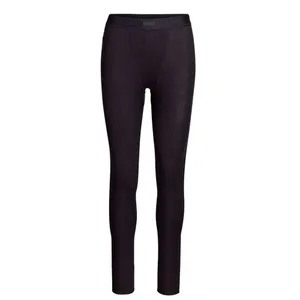 NWT SKIMS Cotton Rib Leggings Thermal Ribbed Soot Black Size Medium thumbnail 2