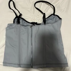 White Fox Boutique Baby Blue Corset Top thumbnail 2