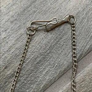 Silver key necklace thumbnail 3