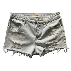Pacsun Denim Distressed Cotton 4‎ Button Front Mid Rise Shorts Size 28 thumbnail 2