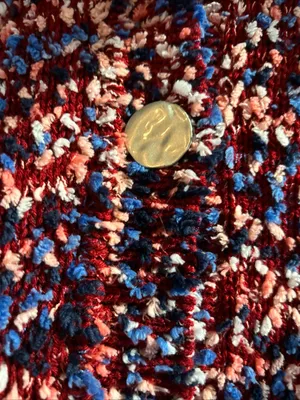 Marc New York Cozy Chunky Knit Cardigan in Mixed Berry Tones XL /XXL thumbnail 4